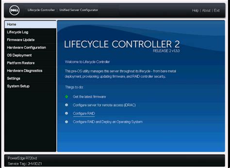 dell idrac7 lifecycle controller